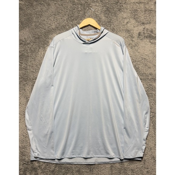 Simms Other - Simms Solarflex Hoodie Mens 2XL Blue Fishing UPF 50 Outdoor Lightweight Stretch